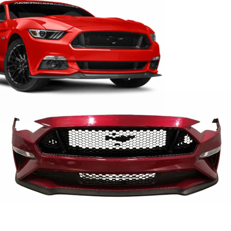 auto parts car front body kit new front bumper complete kit for Ford mustang GT 2018-2022