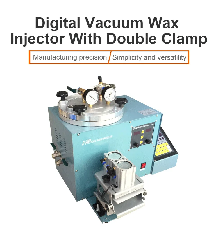 Yasui Type Digital Vacuum Wax Injector With Double Clamp And Vacuum