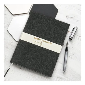Custom Eco-Friendly Mini A4 B5 A5 A6 Softcover PU Leather Office Journal Planner Notebooks Thread Sewing for Meetings Diary Use