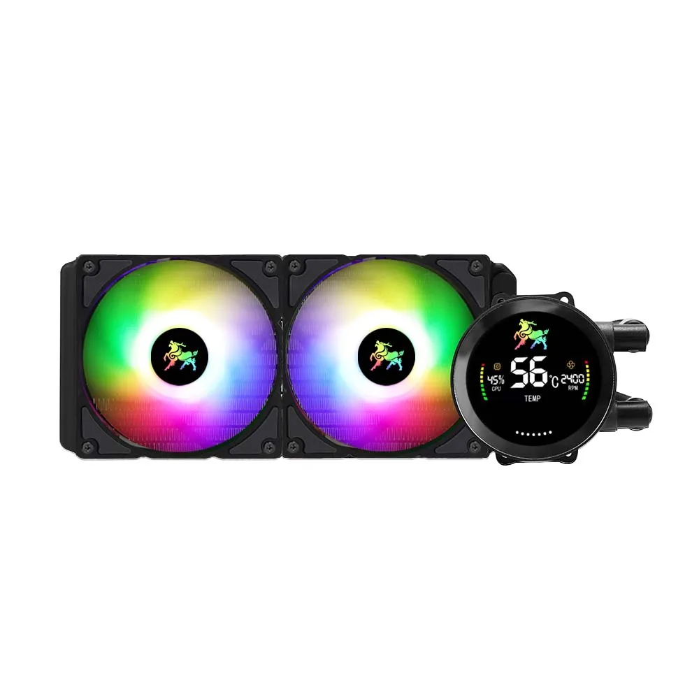 Factory 240mm Computer Gaming CPU Liquid Cooling Heatsink Argb Pwm Fans Water 12V Pump Cooler for Game Pc