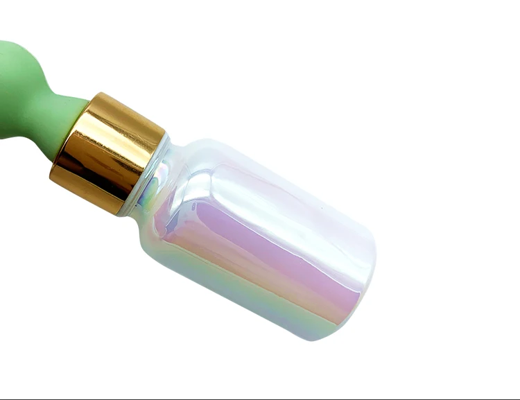 1oz 8oz White Glass Boston Round Bottles With Flat Head Dropper