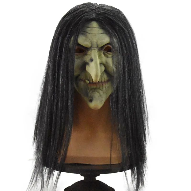 Masque Fantôme Halloween - Masque Complet Effrayant En Latex, Respirant, Pour Fêtes D'Horreur, Carnaval, Cosplay - Accessoire Terrifiant Blanc - 4