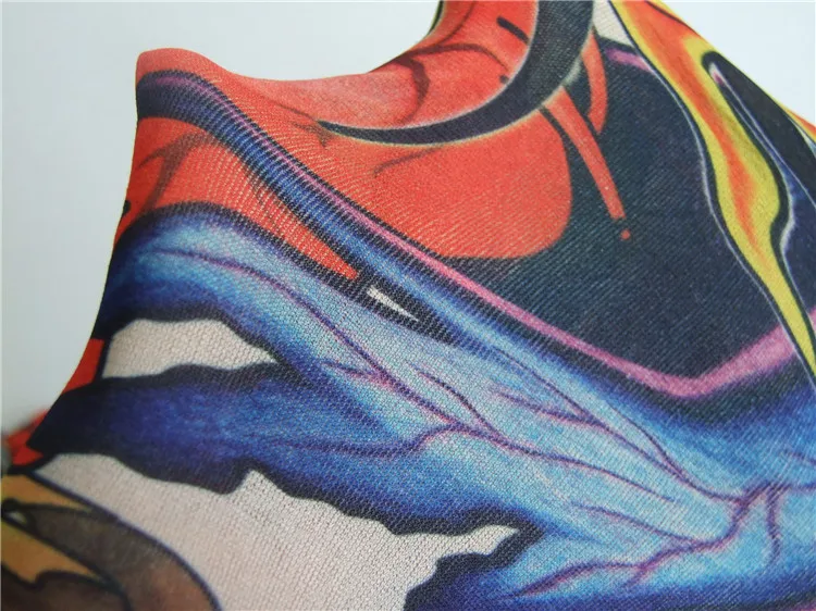 Anti-uv Sun Block Black White Blue Gray Sport Gym Hand Cover Elastic Cycling Arm SleevesPopular Cool Fashion Tattoo Arm Sleeves
