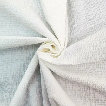 Cotton elastic bubble fabric jacquard fabric spandex crepe fashion clothing women's fabric in stock SS18640-1