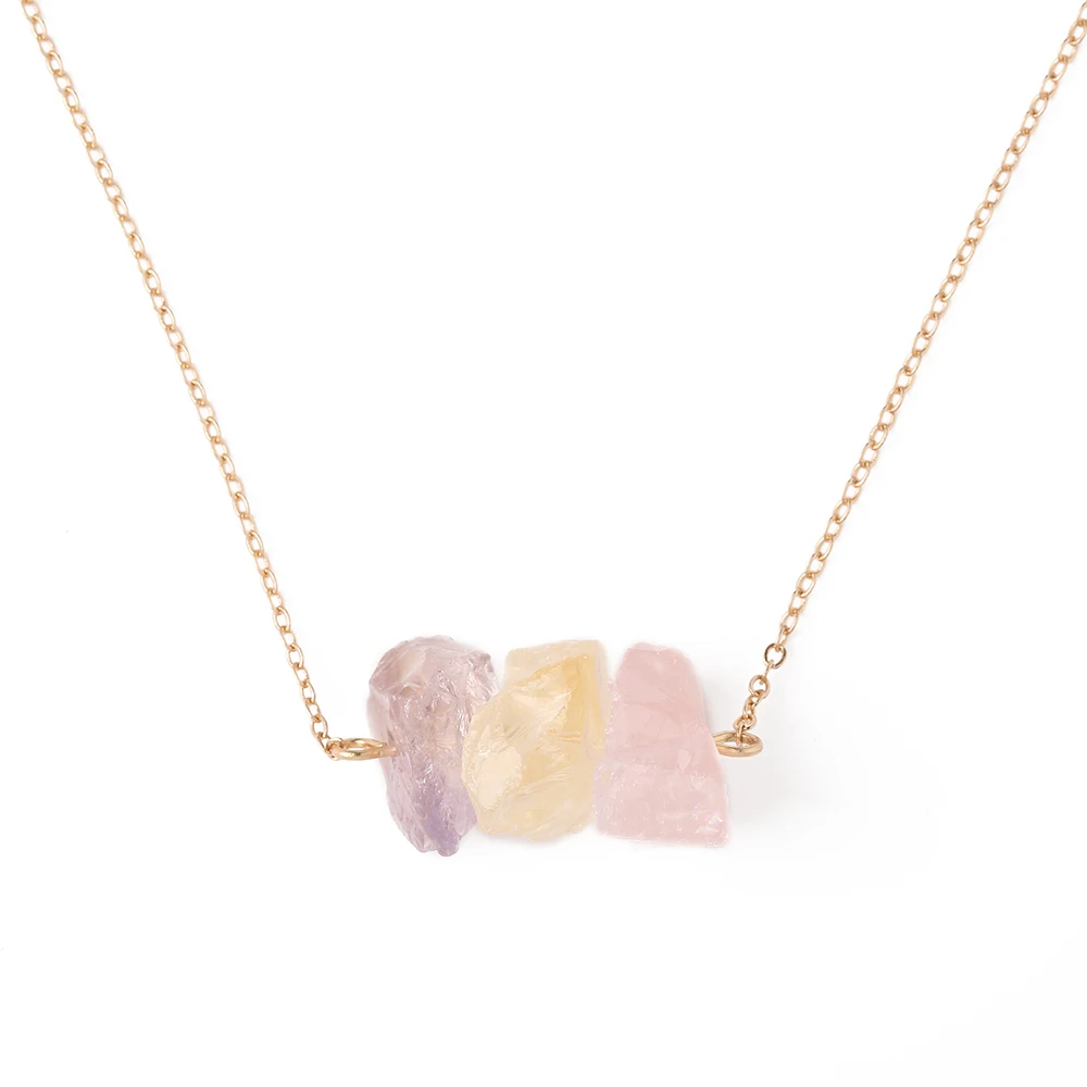 Healing Amethyst/pink Quartz/citrine 