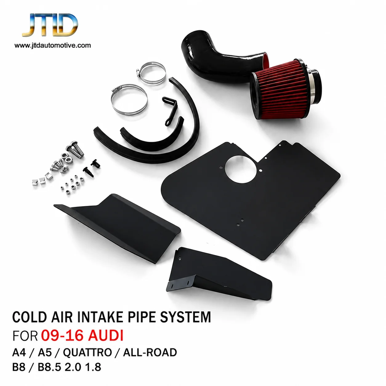 Professional Performance Cold Air Intake System For Audi A4 A5 B8 B8.5 Quattro Allroad 2009-2016