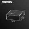 3-inch transparent