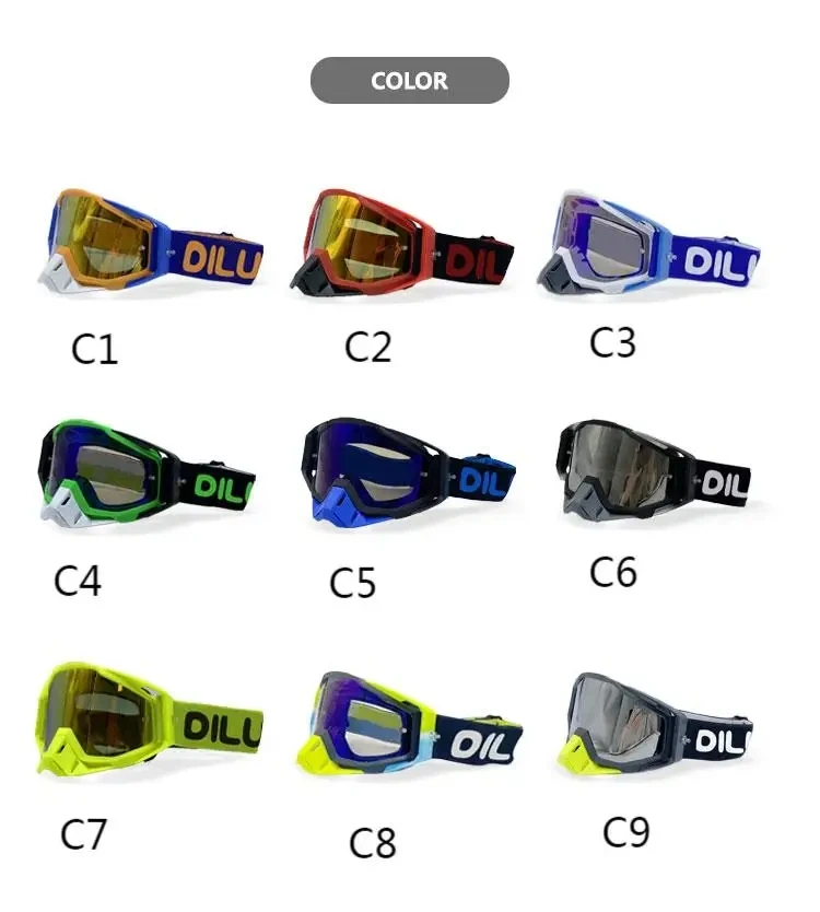 Wholesale Sport Gafas For Motorcycle Dirt Bike Goggle Roll Off