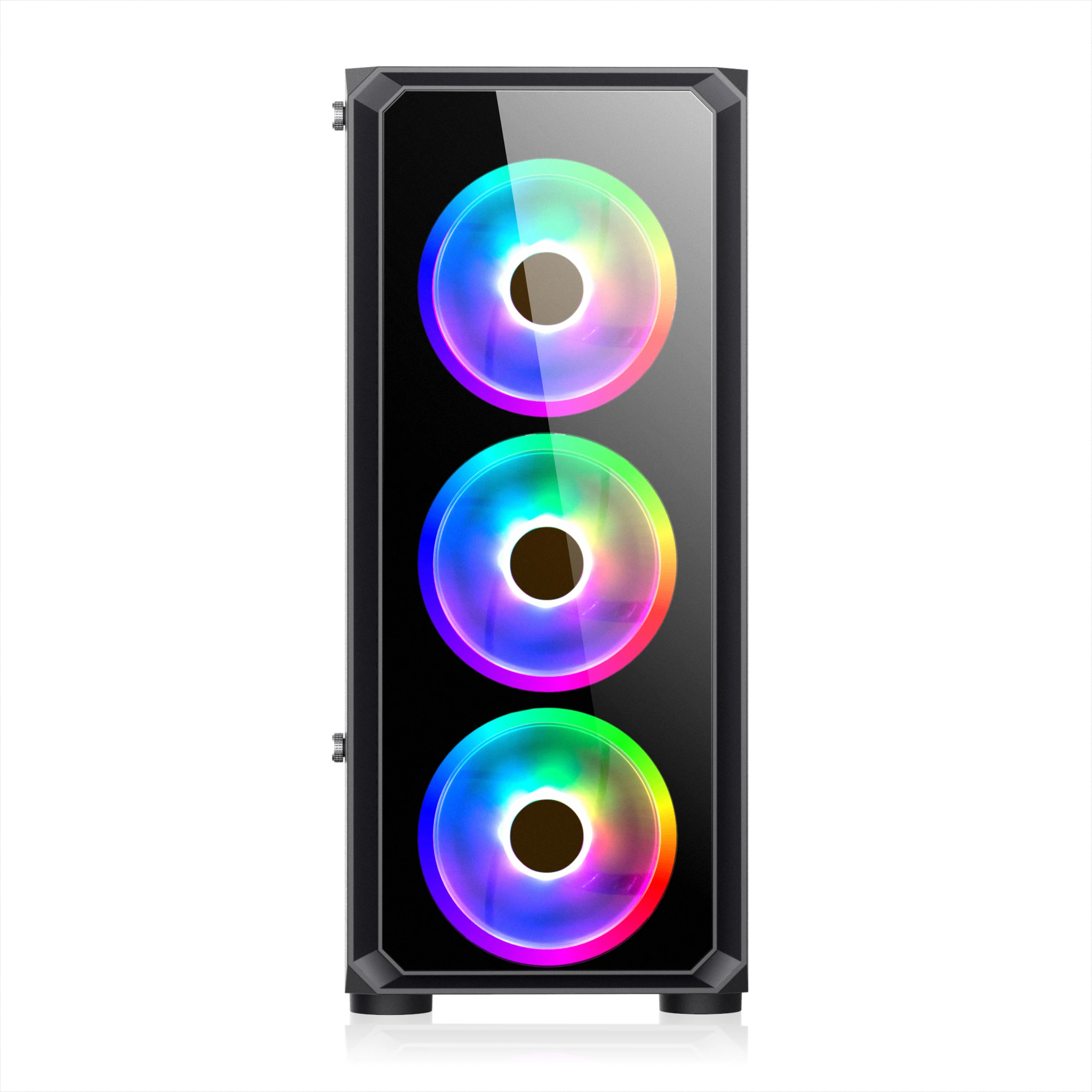 Meiji Pc Gaming Case Atx Argb Rainbow Computer Case With 6 Fans