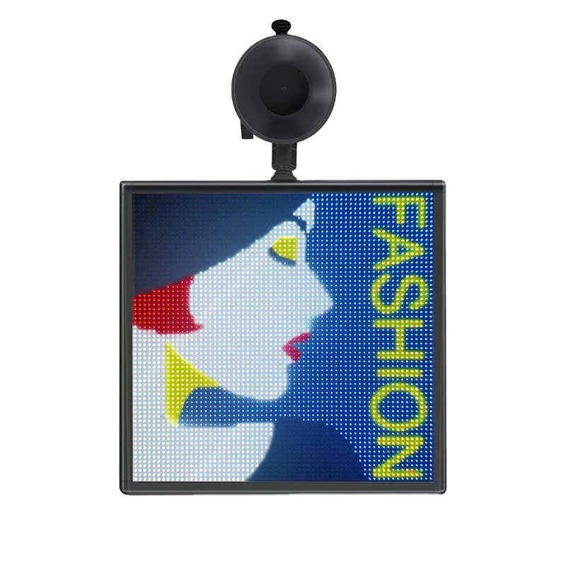 P3-64x64 Pixels Wireless App Controlled Animated Gif Screen Car Led Display