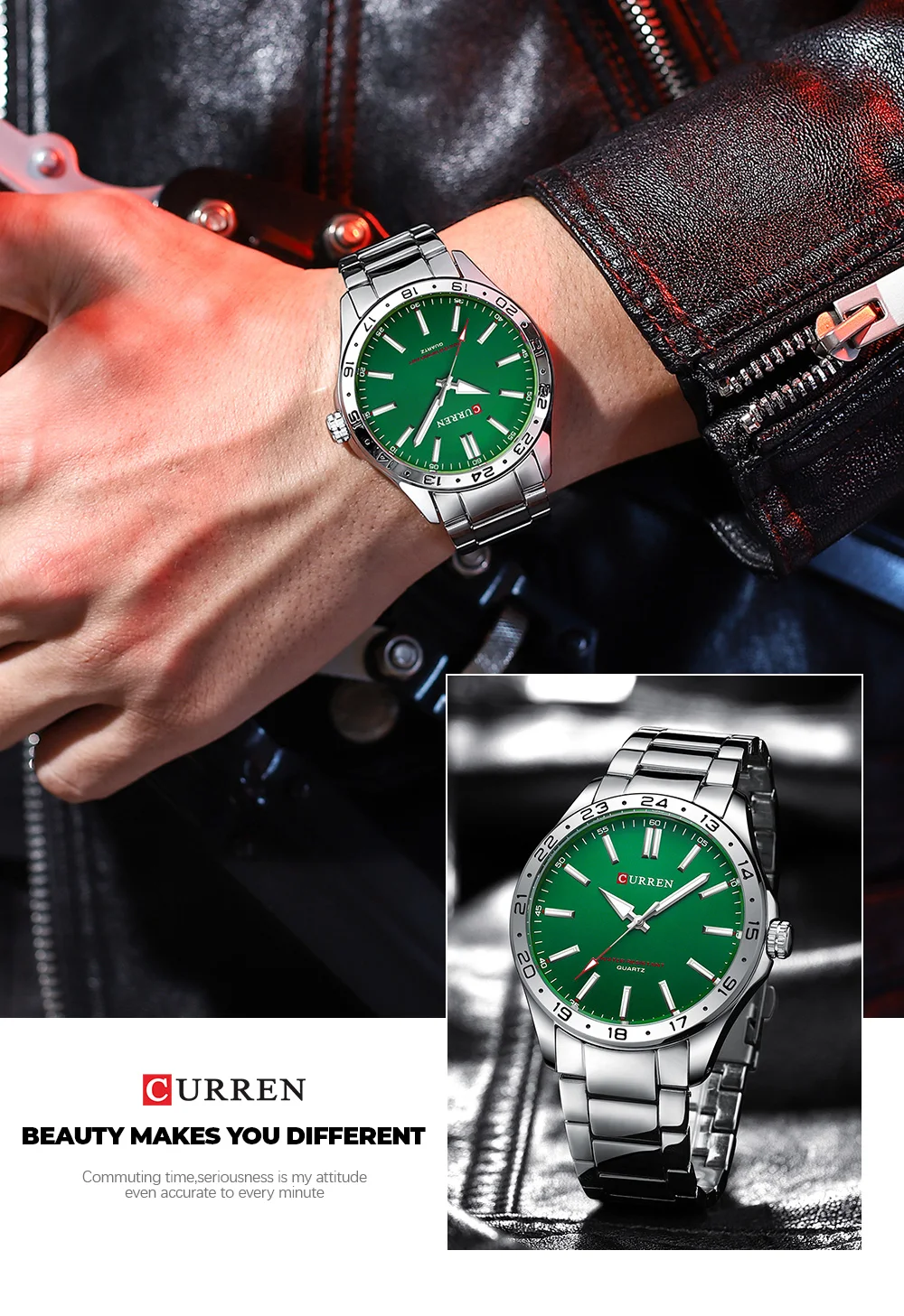 CURREN Watch for Men - Minimalist Design, Luxury Quartz