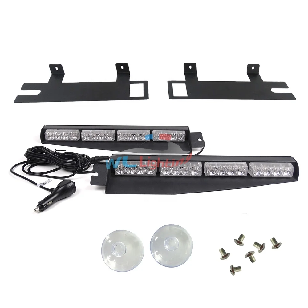 Светодиодный прожектор GDWLLIGHTING с разделенным козырьком 32 светодиода аварийная светодиодная балка Стробоскопическая панели скорой помощи палубный