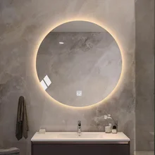 Hot Sale Explosion-proof  Ultra Clear LED Bathroom Decoration Touch Switch Smart Mirror With LED Lights