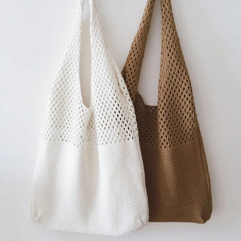 cool knitting bolsas