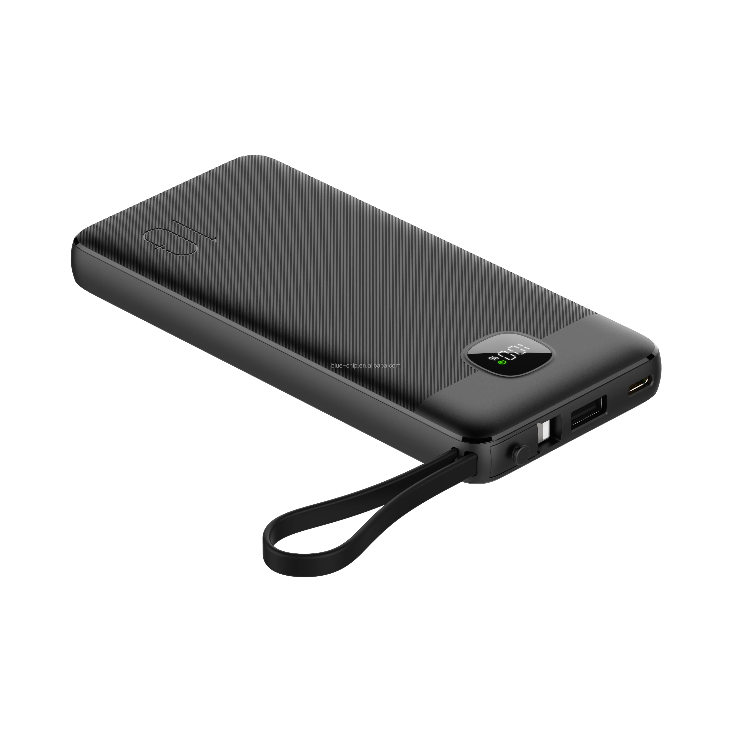 Bulk Buy High End Cellphone Charging Type C Output Multi 10000Mah Powerbank Portable Charger Power Banks With Led Display