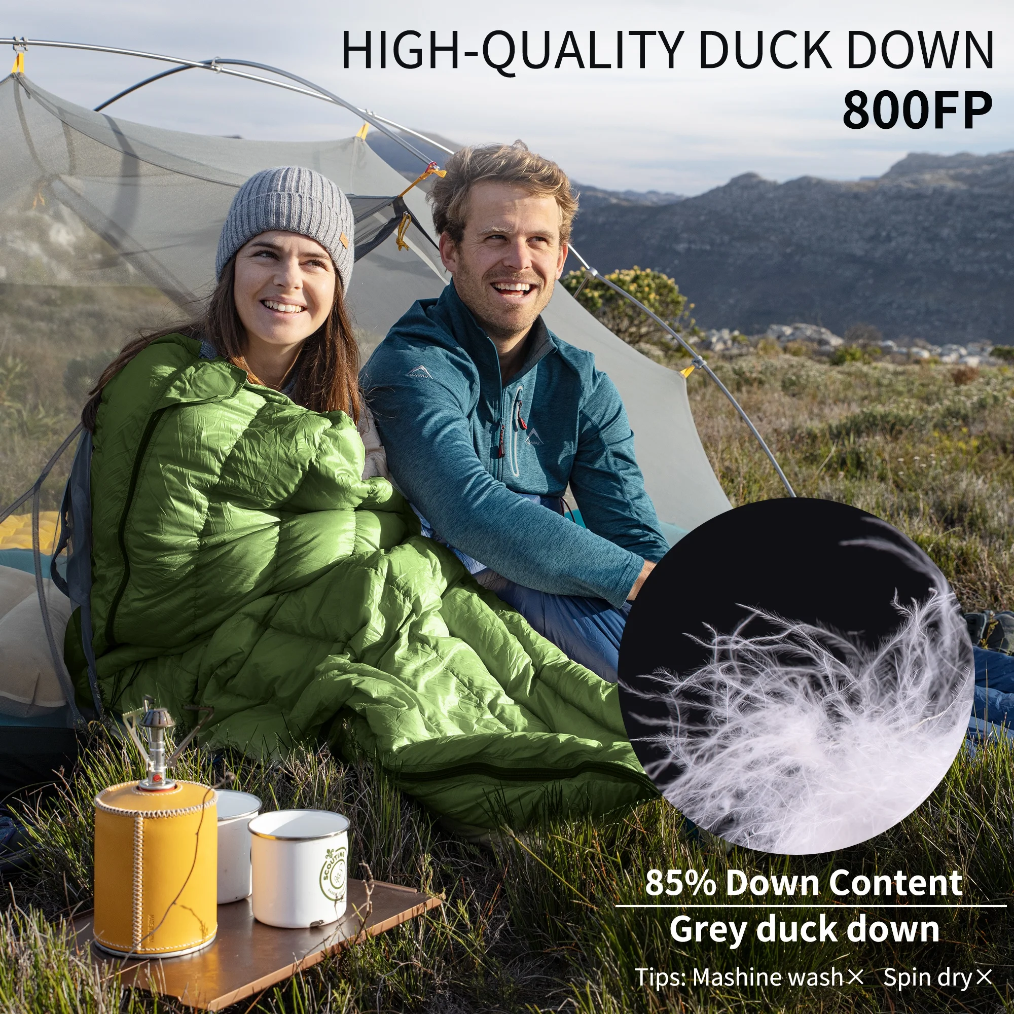 NatureHike duck Down Hiking Lightweight Outdoor sleeping bag ultralight down sleeping bag