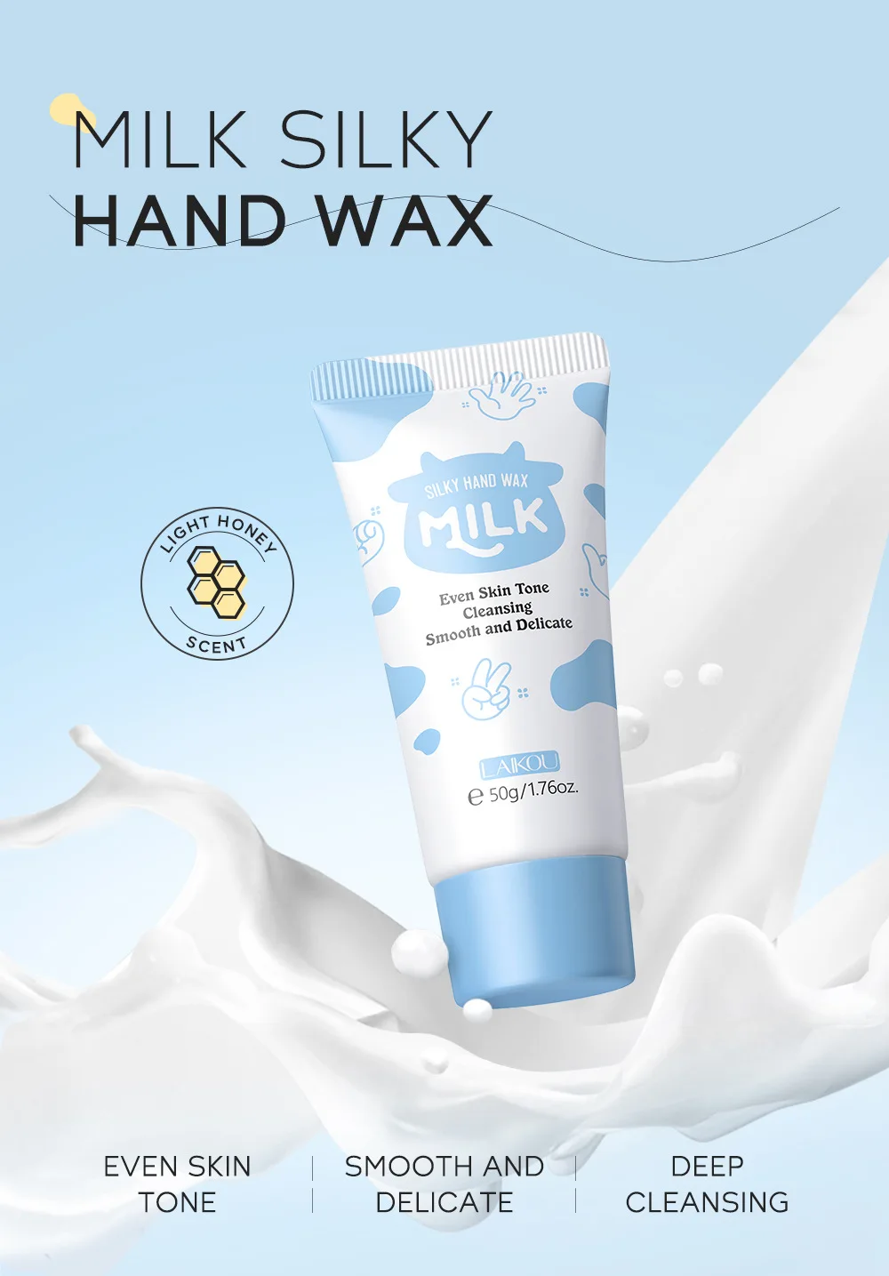 LAIKOU Milk Honey Hand Wax - Nourishing & Moisturizing
