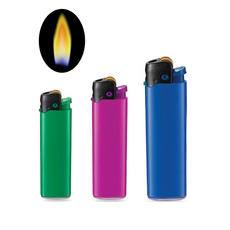 cigarette lighter suppliers Flame Gas Lighters Factory Feuerzeug Supplier Custom Logo Cigarette Lighter  Manufacturer Plastic Flint Butane Fuel Safety