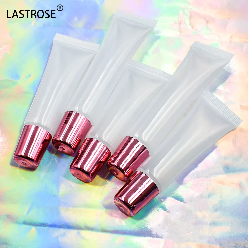 Wholesale Lipgloss Tubes Lip Gloss Pigment Plastic Squeeze Lip Gloss