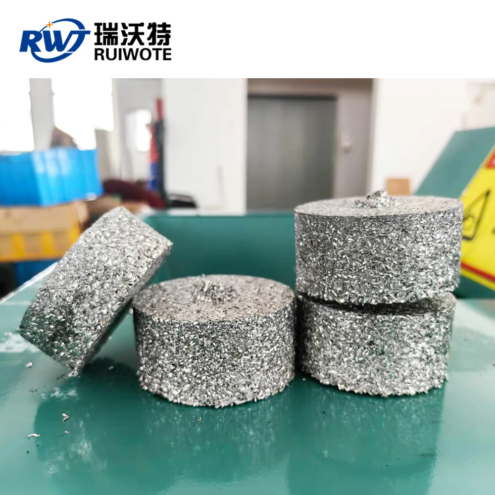Small Automatic Scrap Metal Cake Press Machine Iron Copper Aluminum Chips Briquette Machine