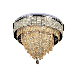 Ceiling Led Light Indoor Lights Factory Price Clear Crystal Modern Lighting and Circuitry Design LED Buld 80 AC 85-265V