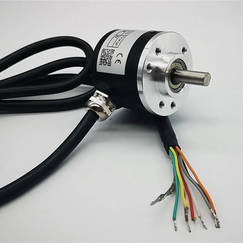 CALT GHS38 Series Incremental Rotary Encoder 200ppr 5V Supply Voltage 6mm Solid Shaft with Line Driver Output