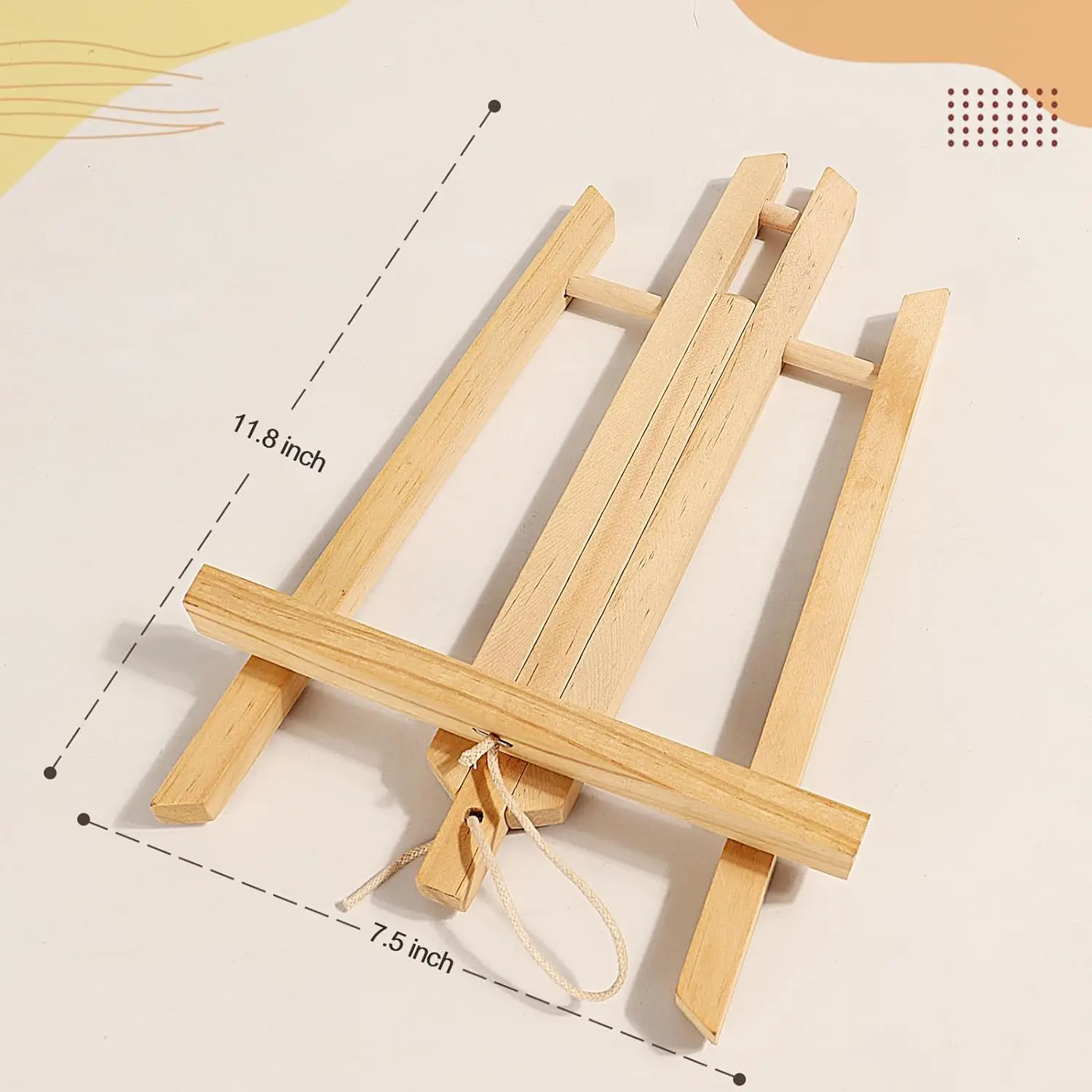 Wholesale Kid Canvas Display Racks Display Holder Stand Table Top Wood Art Painting Easel