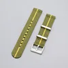 green and apricot-silver buckle