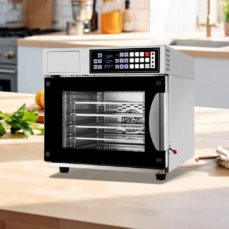 New Multifunctional 60L Large Capacity Electric Chicken Steamer Baking Oven Machine Pizza Bread Cake All-In-One Steaming Oven