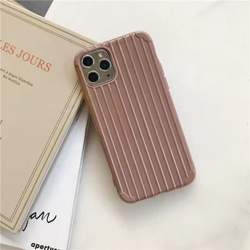 Tschick Luggage Phone Case For iphone 11 PRO XR X XS MAX 6 6s 7 8 plus Case Silicon Candy Color Cover