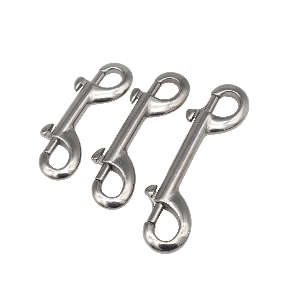 304 Stainless Steel Trigger Chain Metal Spring Clips Key Chain Pet ...