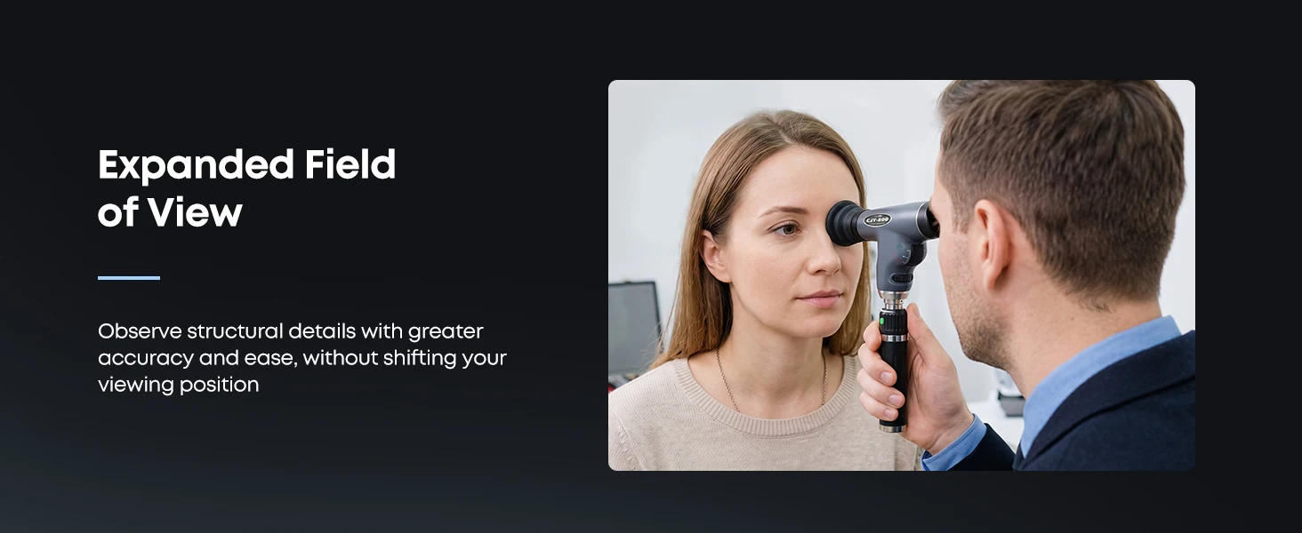 NJC‑800 Streak Retinoscope Ophthalmoscope Set LED Bulb Optometry Ophthalmic Examination Equipment