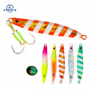 CHEERY Hot-Selling 30g-80g Lead Artificial Hard Bait Lure for Boat Sea Fishing Long-Distance Casting Targeting Spanish Mackerel – Hard Lure – view 2