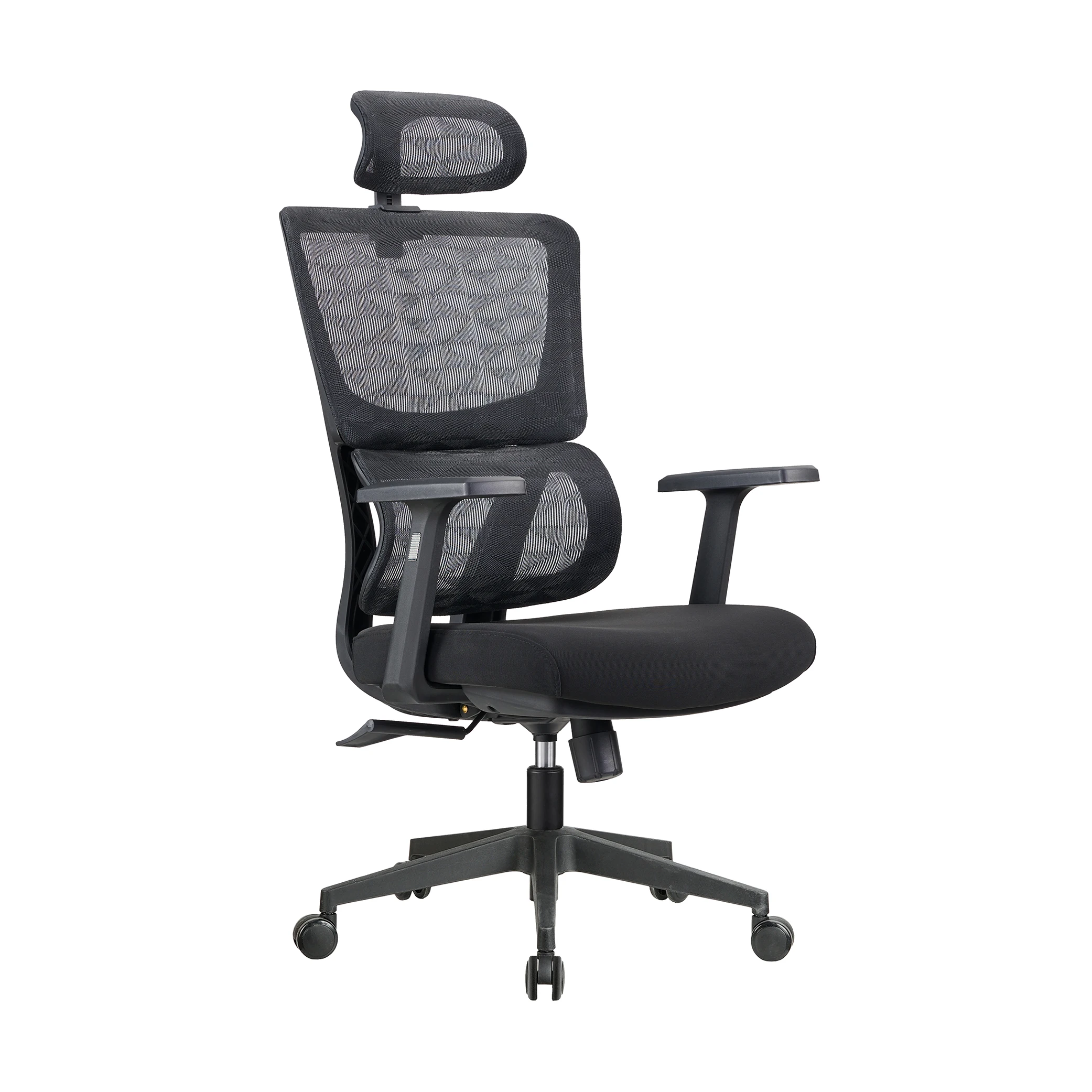 High-Back Executive Office Chair Ergonomic Swivel Adjustable Colorful PP Material Conference Boss Secretary Chair from China