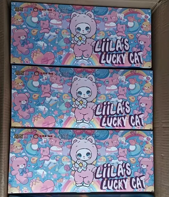 2024 In Stock Liilas Lucky Cat Series Blind Box Vinyl Doll