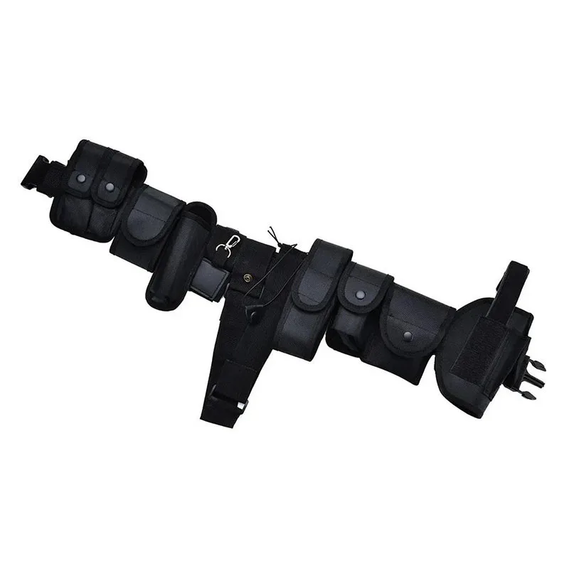 Multifunctional Security Training Belts Outdoor Tactical Training Utility Kit Duty Practical Belt with Pouch Supplies