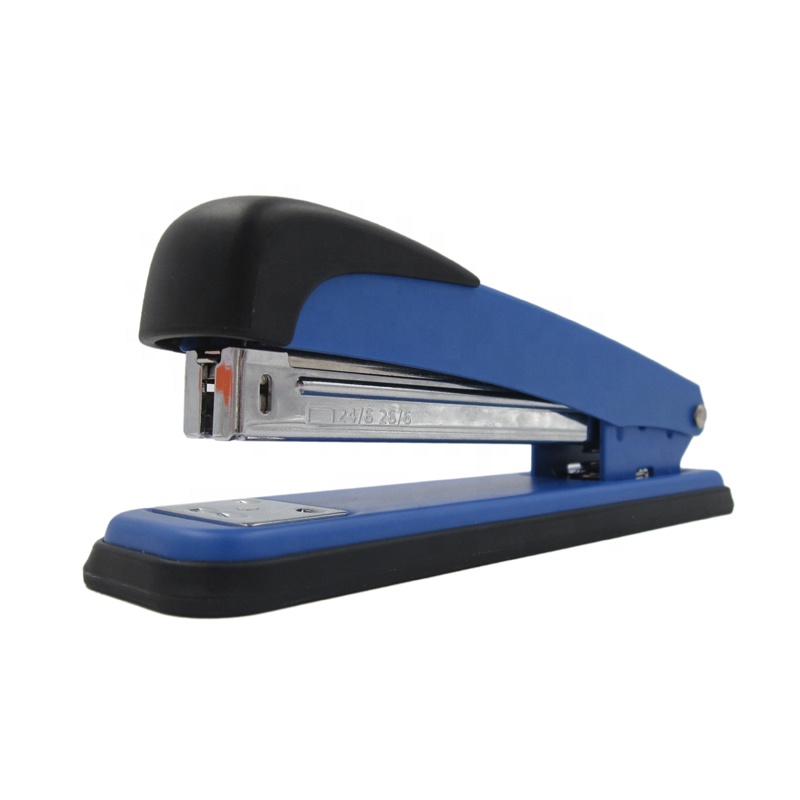 Высококачественный Настольный бумажный степлер для офиса среднего размера ручной металлический с полной лентой и пользовательским
