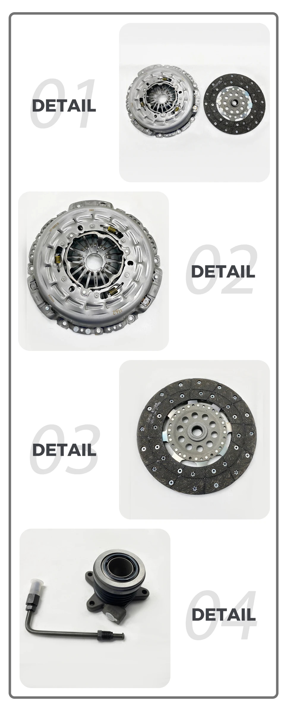 6273065330 C00061609 C00061610 C00095252 Original Luk Clutch Kit Disc
