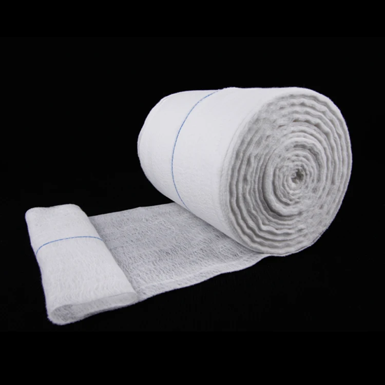 90cmx5m or custom size medical absorbent cotton rolled gauze roll