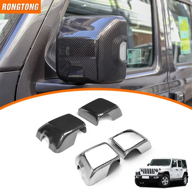 Car Accessories High Quality Abs Rearview Mirror Cover With Lamp Carbon  Fiber Chrome For Jeep Wrangler Jl 2018+ - Buy 2020 Rearview Mirror Cover,Rearview  Side Mirror Cover,Car Side Mirror Product on 