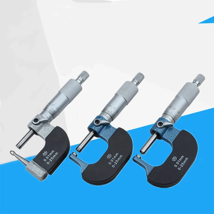 Large Micrometers Digital Point 01 Electronic 0001Mm 025Mm 75100Mm 0100Mm Lever Thickness Micrometer