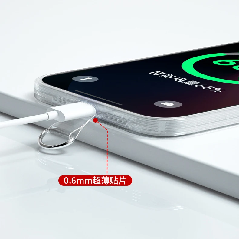 Unbreakable Strong Clear Phone Tether Tab Phone Case Lanyard with Metal Ring Universal Crossbody Patch Phone Lanyard Holder