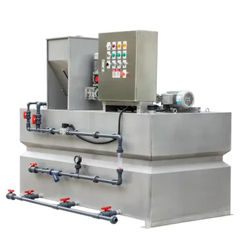 Automatic Chemical Liquid Acid Alkali Ph Chlorine Dosing System polymer preparation dosing system