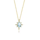 Topaz Hot Sale Fashion Jewelry Valentine's Day Gift Natural Gems Topaz Pendant Necklace