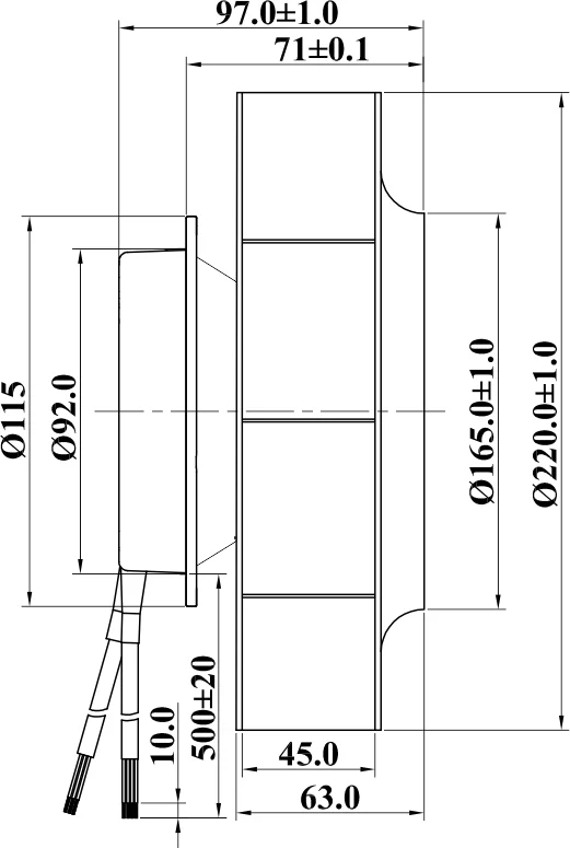 Centrifugal Fan, 230 V, Plastic - detail 2