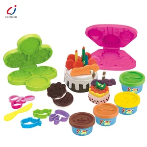 Wholesale Play Dough Mould Food Cake Modeling Caly DIY 5D Color Clay Dough Play Dough Tools Set for Kids
