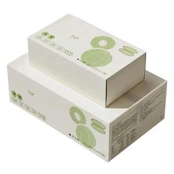 Bottled juice paper box packaging customized flat mouth box can be printed with logo environmentally friendly material printing