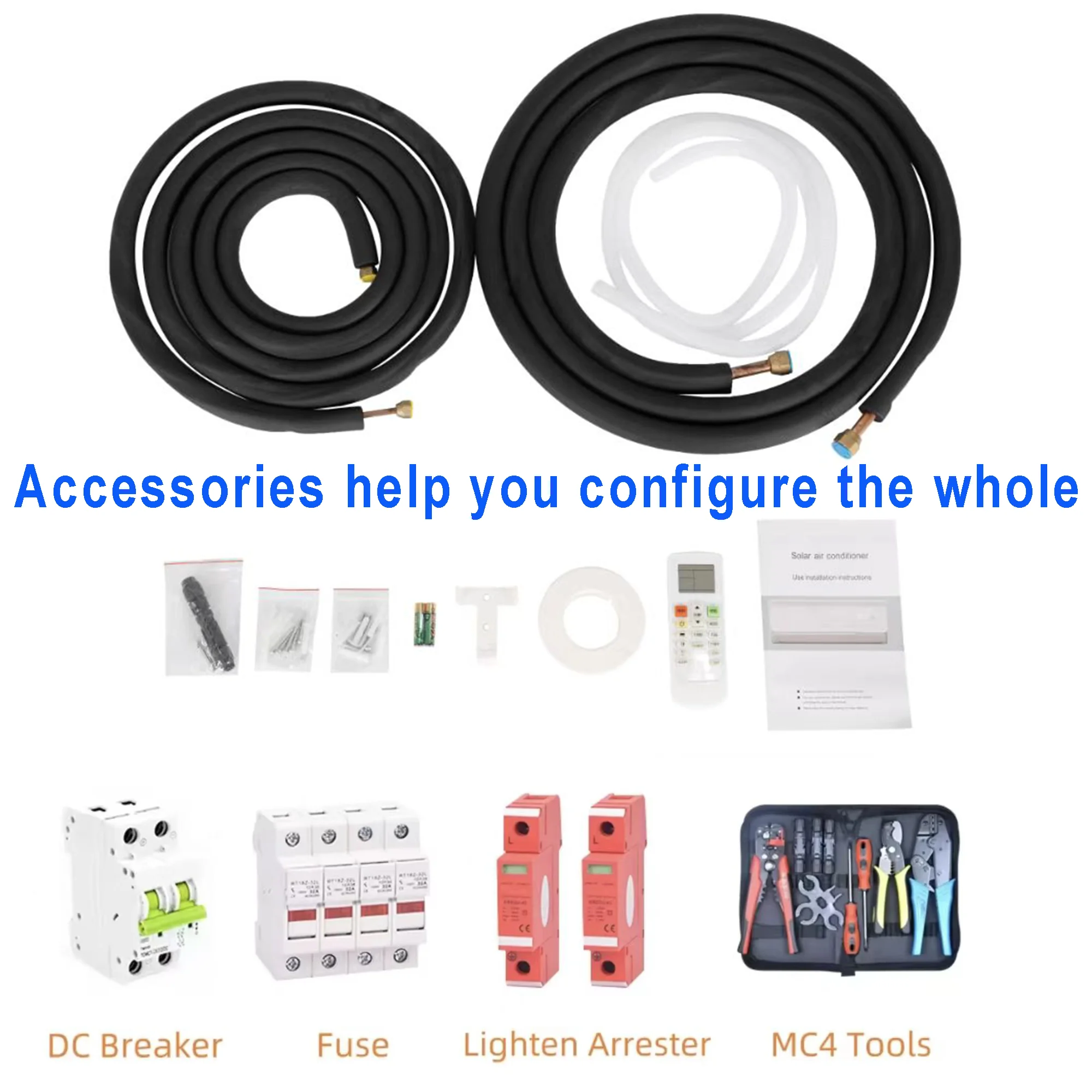 Factory Price Solar Powered Solar Panel Solar Energy System on Grid Multi Split Inverter ACDC Hybrid Solar Air Conditioner