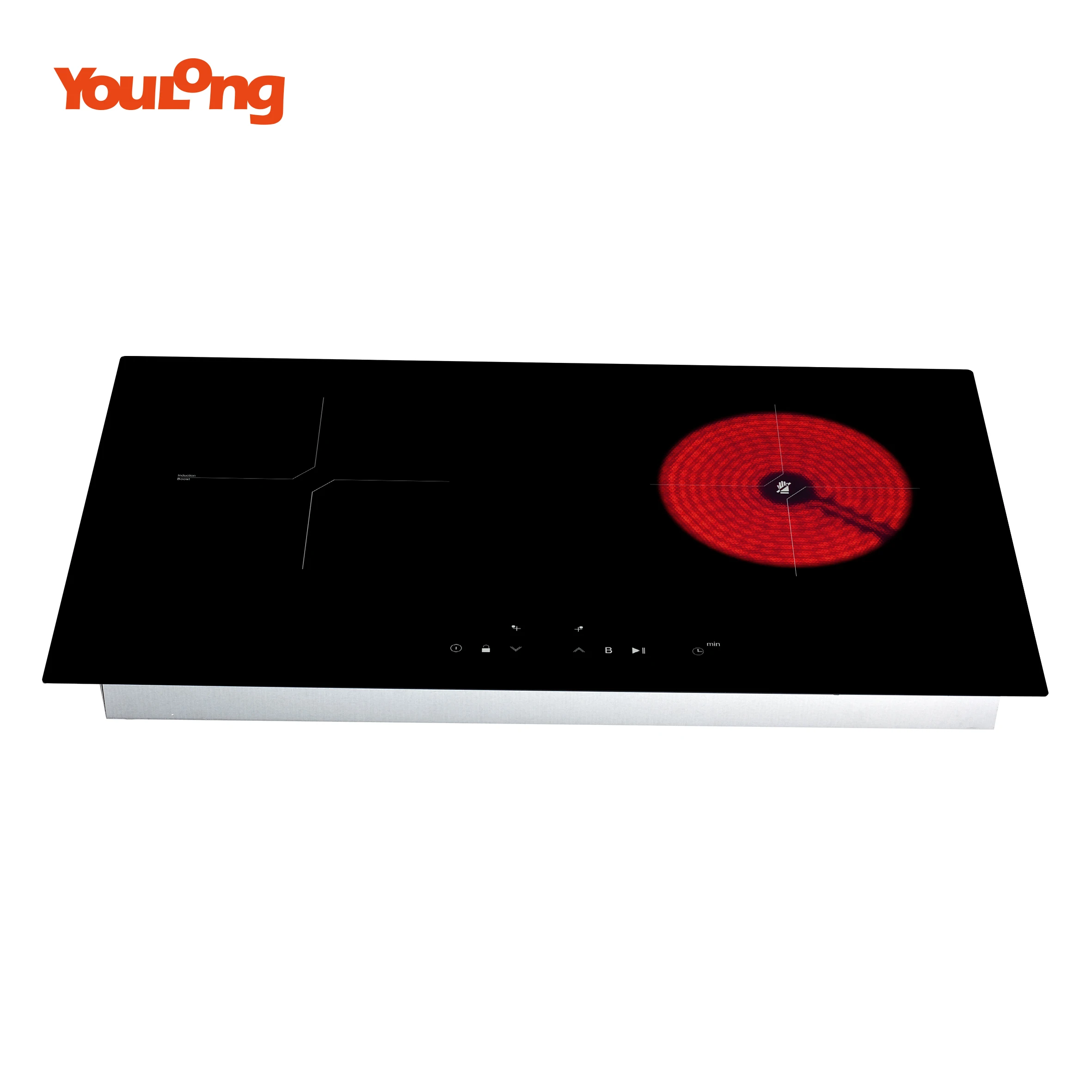 Vietnam 4000w Builtin Induction Cooker With 2 Burner One Induction And