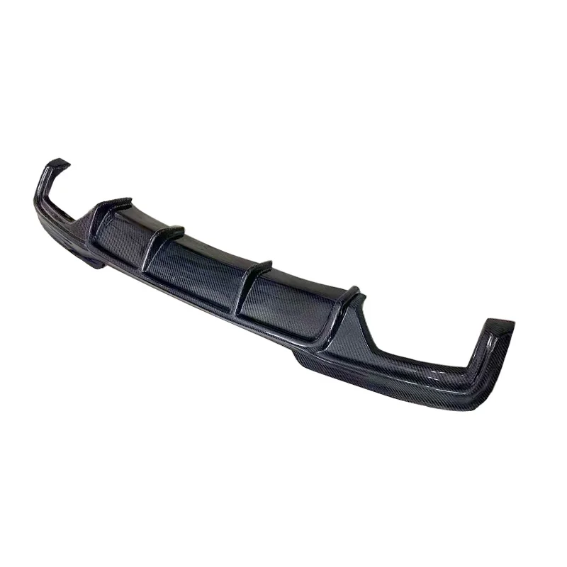 product tiypeor carbon fiber rear spoiler rear lip diffuser lip for bmw 5 series f10 f18 520i 528i 530i 535i m5 v style568-8